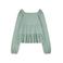 Abercrombie & Fitch off shoulder top met plooien - groen