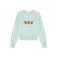 Abercrombie & Fitch sweater met print - turquoise