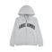 Abercrombie & Fitch sweatvest met tekst - lichtgrijs