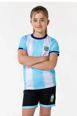 Messi Argentinië Thuis Tenue Blauw/Wit/Zwart