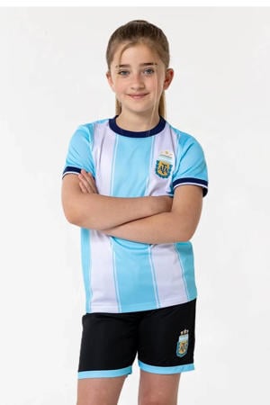 Messi Argentinië Thuis Tenue Blauw/Wit/Zwart