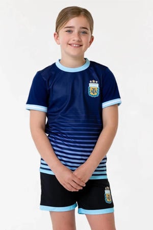 Argentinië Uit Tenue Blauw/Zwart