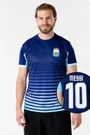 Messi Argentinië Uit Shirt Blauw