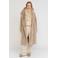 Moscow faux fur jas - taupe