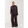 HARPER & YVE geruite blouse - aubergine