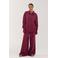 HARPER & YVE wide leg broek - wijnrood