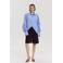 HARPER & YVE gestreepte blouse met plooien - blauw