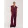 HARPER & YVE gilet met logo - wijnrood