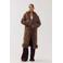 HARPER & YVE imitatiebont faux fur jas met panterprint - bruin