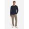 No Excess regular fit longsleeve - donkerblauw
