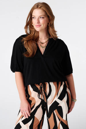 top Plus Size - zwart