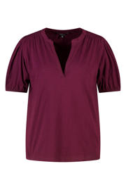 thumbnail: MS Mode top Plus Size - donkerrood