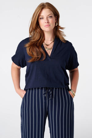 top Plus Size - donkerblauw
