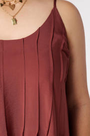 thumbnail: MS Mode viscose maxi jurk Plus Size - donkerrood
