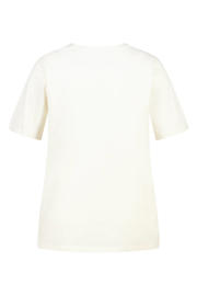 thumbnail: MS Mode T-shirt Plus Size met print - ecru