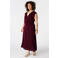 MS Mode midi jurk Plus Size - donkerrood