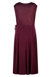 thumbnail: MS Mode midi jurk Plus Size - donkerrood