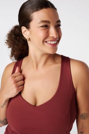 thumbnail: MS Mode sporttop Plus Size - bordeauxrood