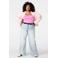 MS Mode top Plus Size - roze