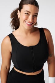 thumbnail: MS Mode sportbh medium support Plus Size - zwart