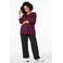 ACTIVE By Zizzi sportshirt met driekwart mouwen - donkerrood