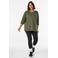 ACTIVE By Zizzi sportshirt met driekwart mouwen - olijfgroen
