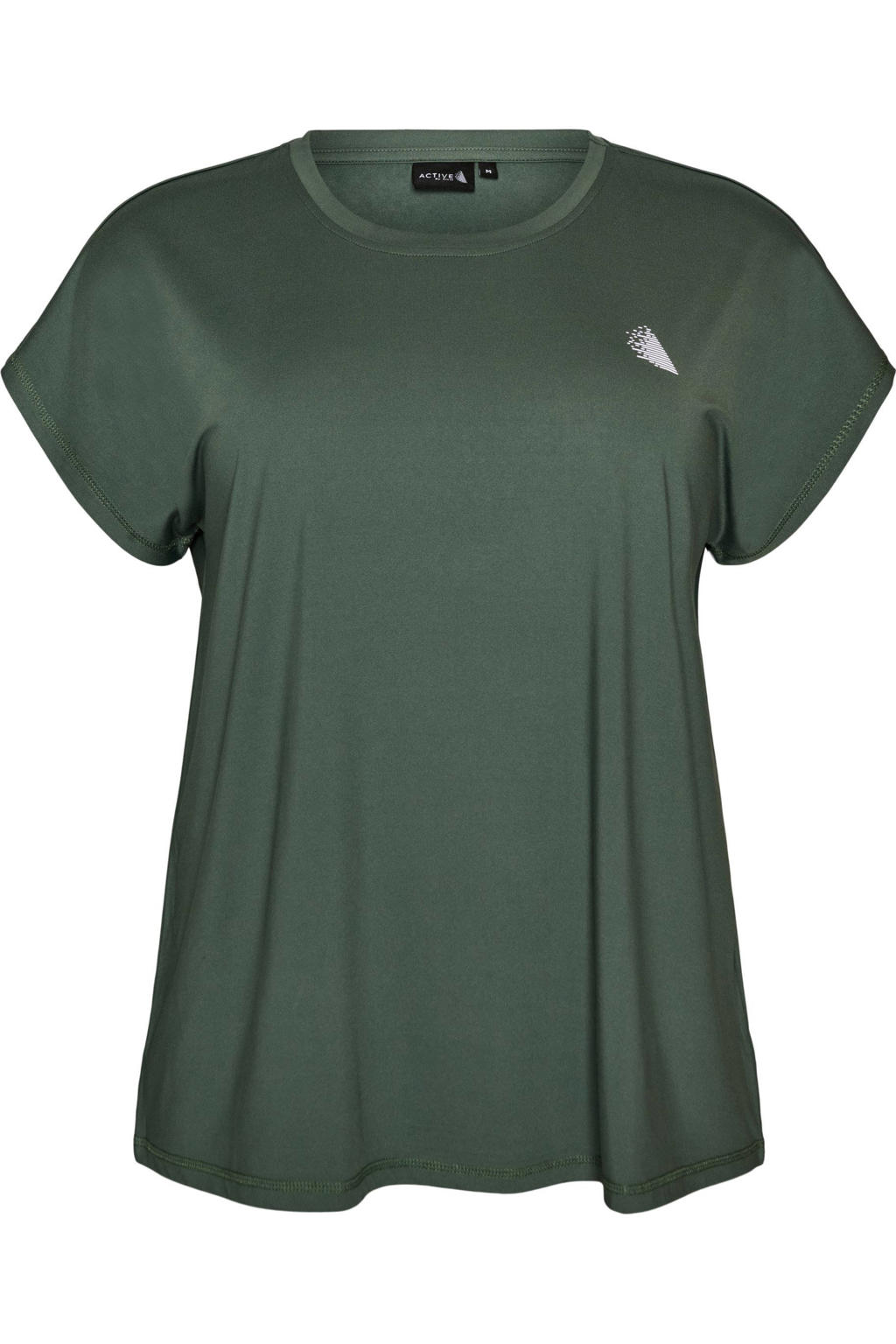 ACTIVE By Zizzi sportshirt - olijfgroen