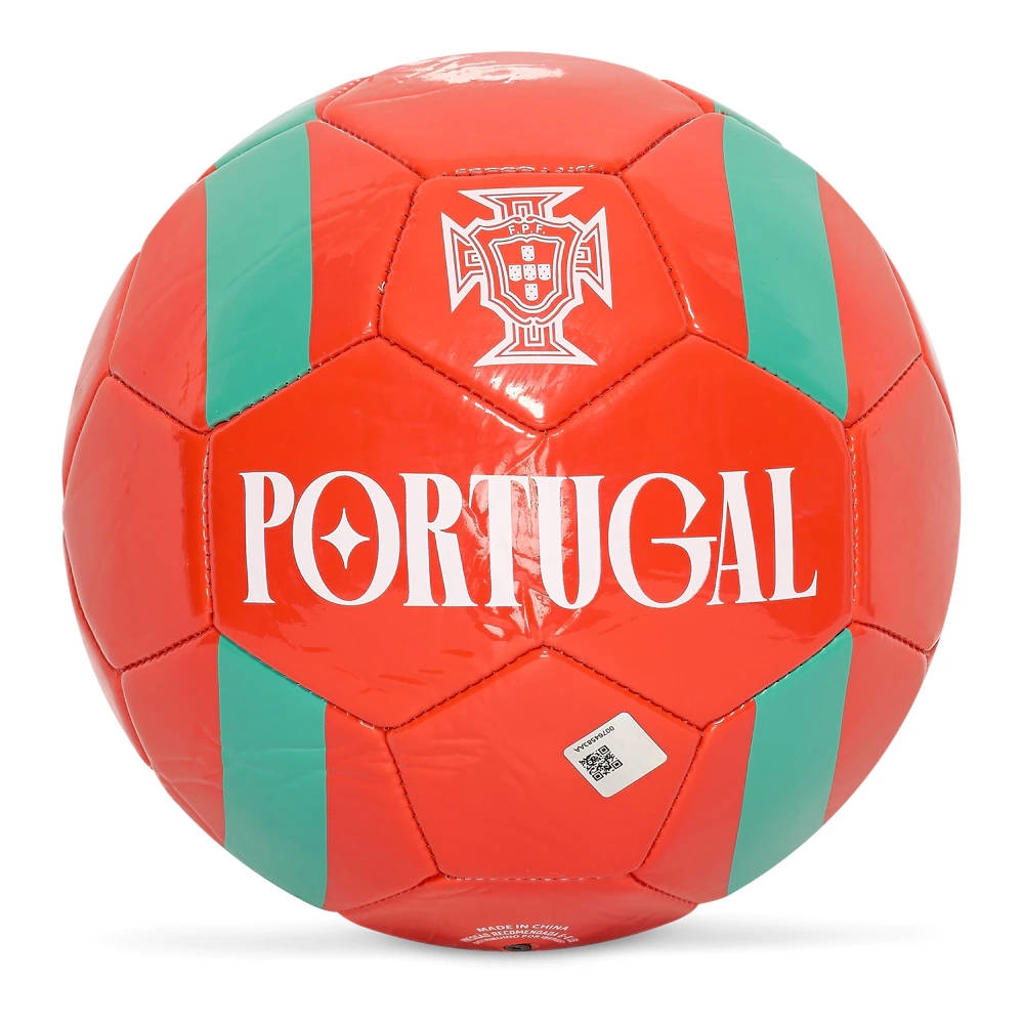 Official Fanwear Standaardmaat Portugal Portugal Voetbal Rood/Groen maat 5