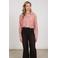 NUKUS blouse met borduursels - roze