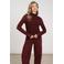 NUKUS top met glitters - donkerrood