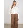 NUKUS blouse met pailletten - ecru