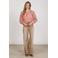NUKUS blouse met pailletten - roze
