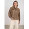 NUKUS blouse met borduursels - taupe