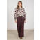 NUKUS blouse met print - ecru