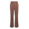 NUKUS suèdelook wide leg broek - bruin