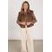 NUKUS gilet - bruin
