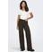 ONLY wide leg jeans - donkerbruin