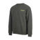 Brunotti outdoor sweater met backprint - donkergroen/geel