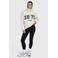 Brunotti chino fleecetrui - wit/groen