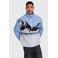 Brunotti Reggio fleece sweater - blauw