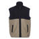 Brunotti Dipon fleece bodywarmer - beige/zwart