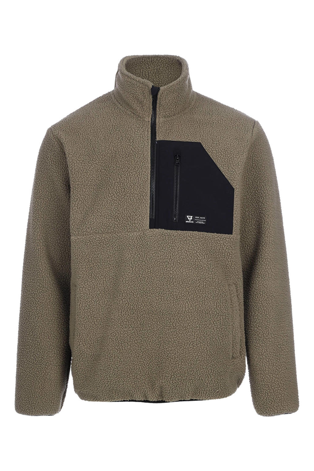 Brunotti Kelstyn fleece sweater - groen