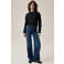 Lois wide leg jeans - donkerblauw