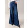 Lois Marlene high waist wide leg jeans - donkerblauw