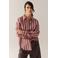 Lois gestreepte blouse - oudroze