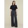 Lois wide leg broek - grijs