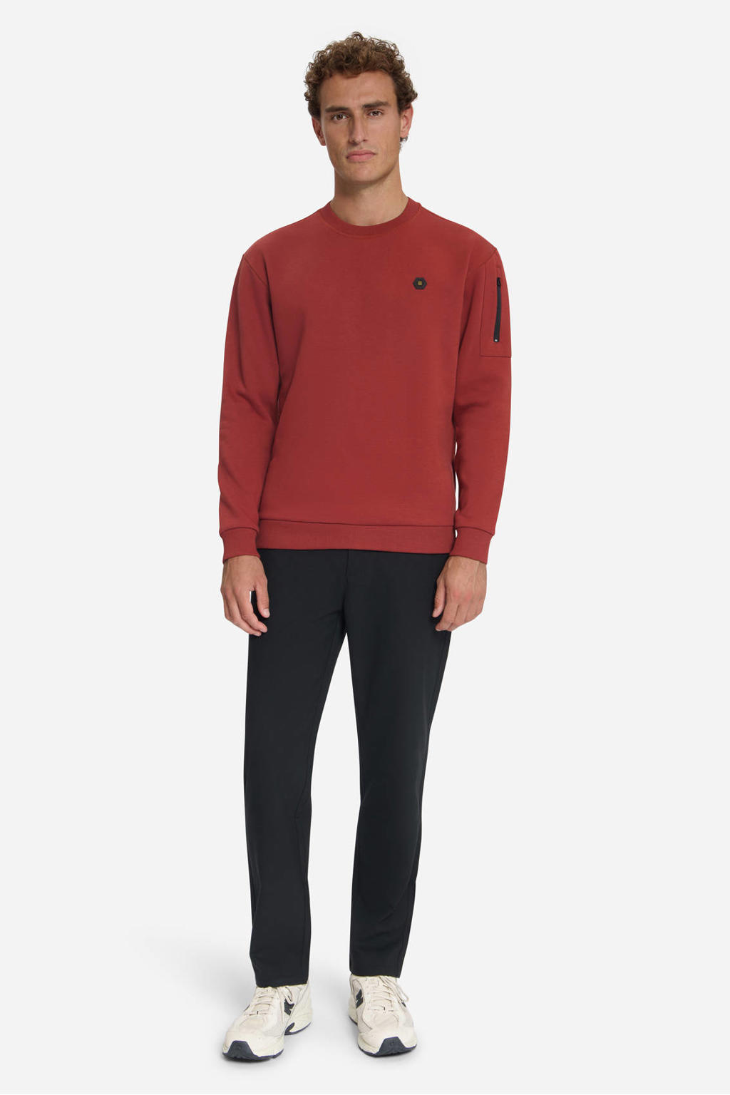 No Excess relaxed fit sweater - cayenne