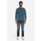No Excess regular fit gebreide trui - blauw