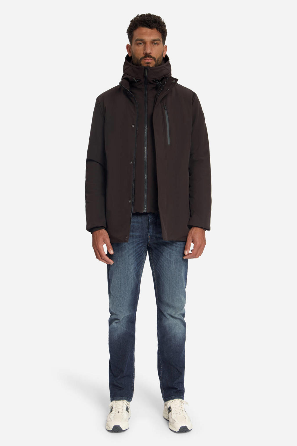 No Excess winter softshell jas - earth