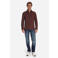 No Excess regular fit twill overhemd - cayenne